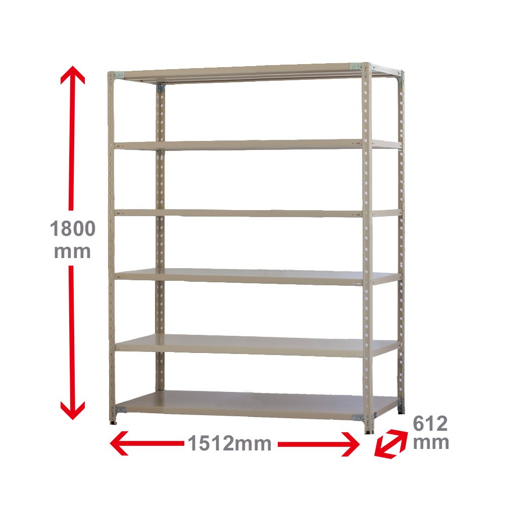 Amazon | プラス KR 軽量 スチールラック 業務用 (天地6段) 耐荷重